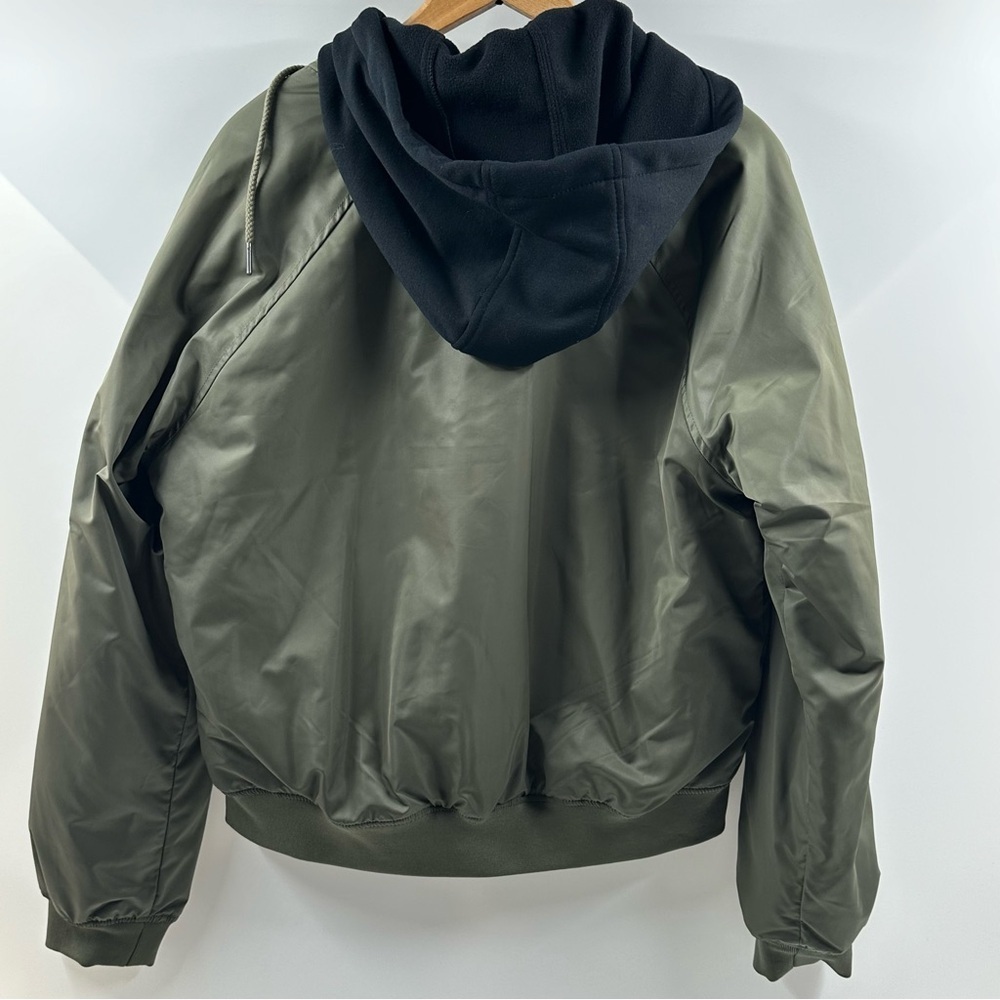 Aeropostale Women’s Green Bomber Windbreaker Jacket – Size L - Picture 5 of 5